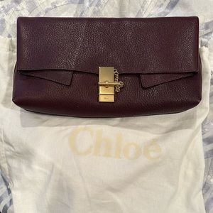 Chloe clutch mint condition